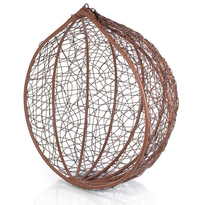 Кафява Ратанова Люлка с Голямо Гнездо, Усилена Конструкция