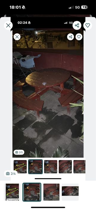 Vand masa exterior 299 lei