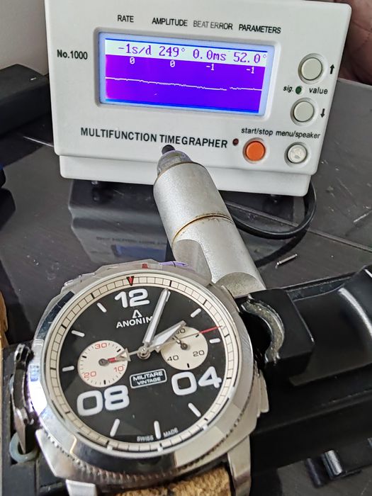 Ceas Anonimo Militare Vintage Automatic Chronograph 44 mm