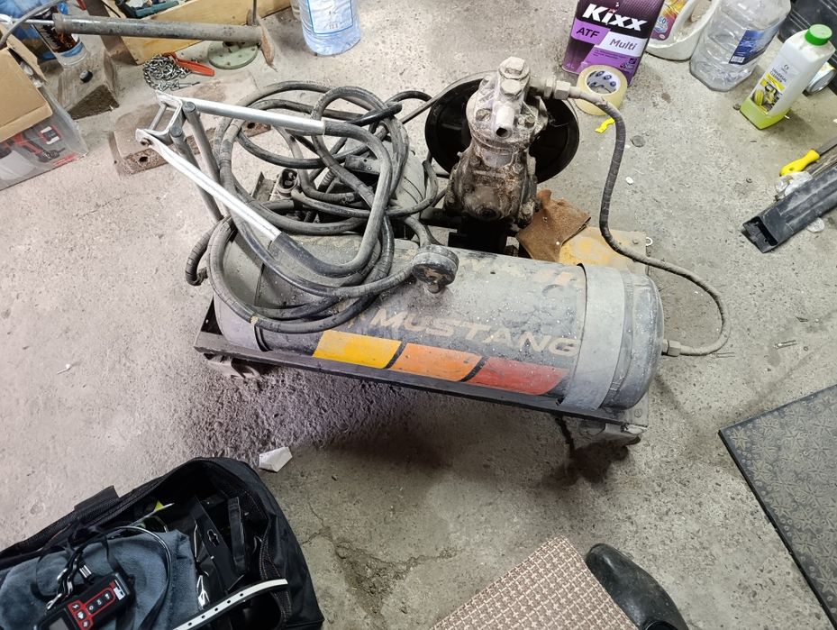 Компрессор воздушный самодельный советских времён