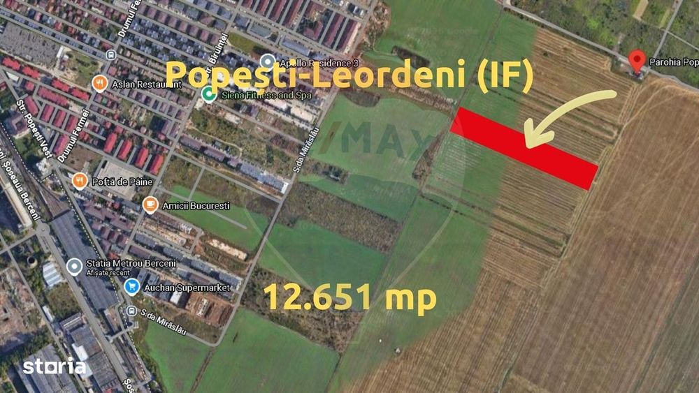 Teren 12.651 mp lângă Metrou Berceni | Perfect Dezvoltare Rezidențială