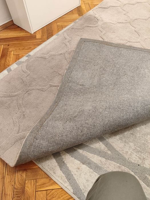 Covor simplu bej 230x150, gros