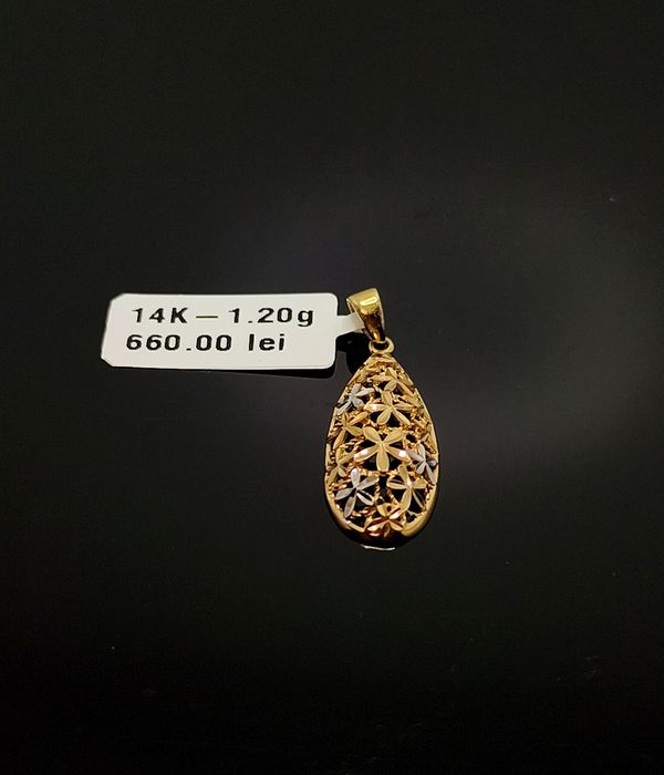Bijuteria Royal pandantiv din aur 14k 1.20 gr