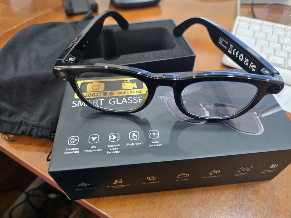 SMART GLASSES js02pro очки  с ИИ.