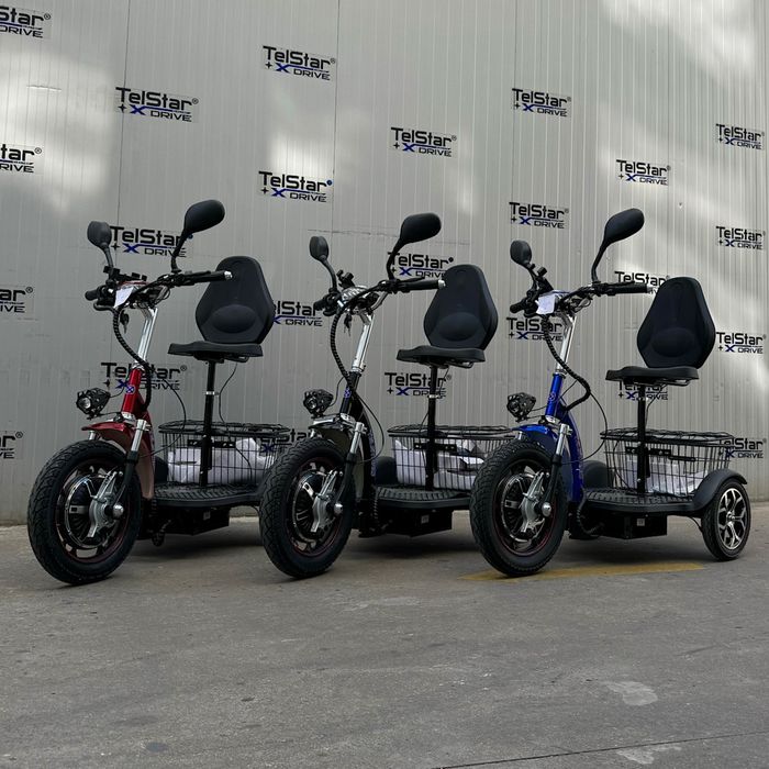 Електрическа триколка с равна платформа задно предаване TS 200.3 1200W