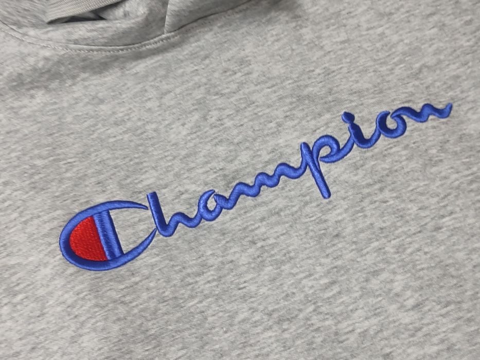Худи champion серое