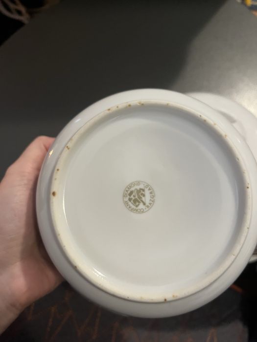 Стар български детски порцеланов супник