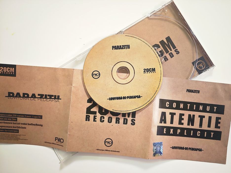 Parazitii - Lovitura de Pedeapsa // CD Audio Hip-Hop rap