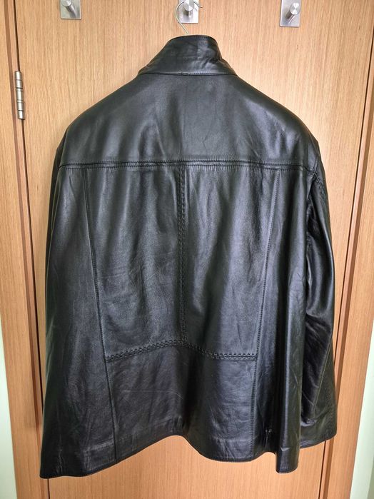 Мъжко кожено яке от агнешка кожа - 4 XL