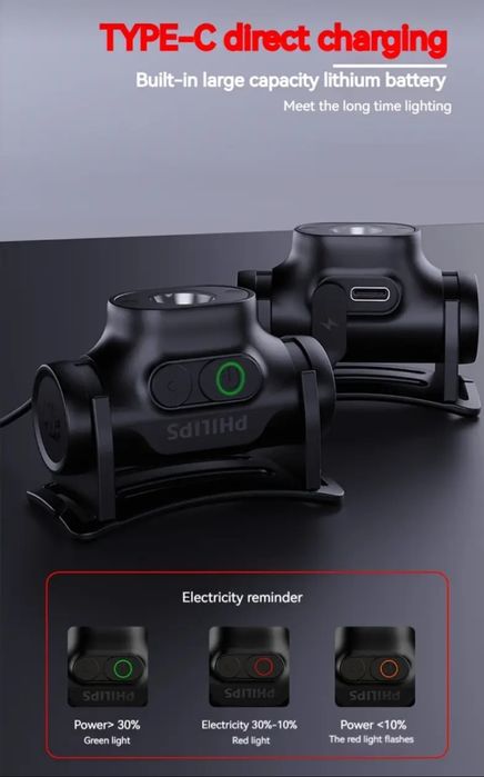 Lanterna de cap PHILIPS