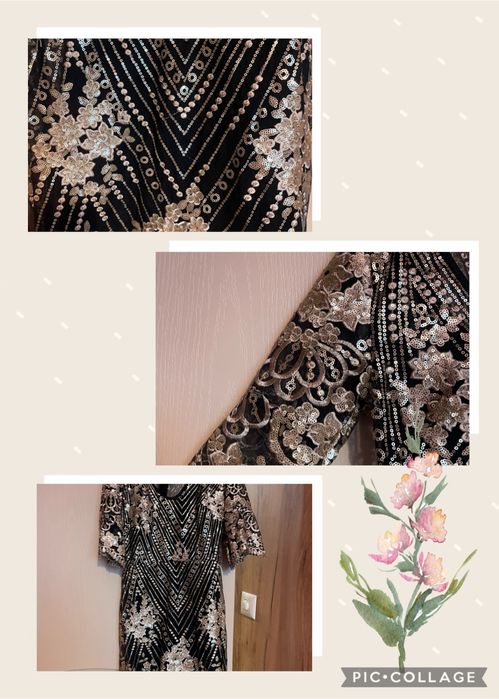 Уникална рокля бижу