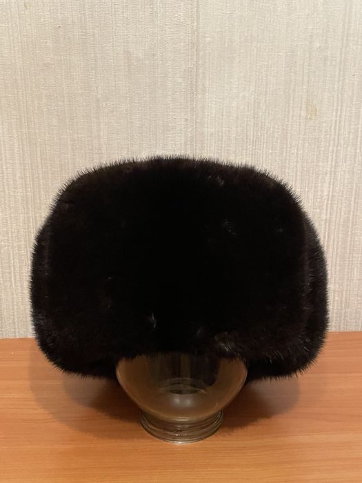 Норковая шапка ушанка