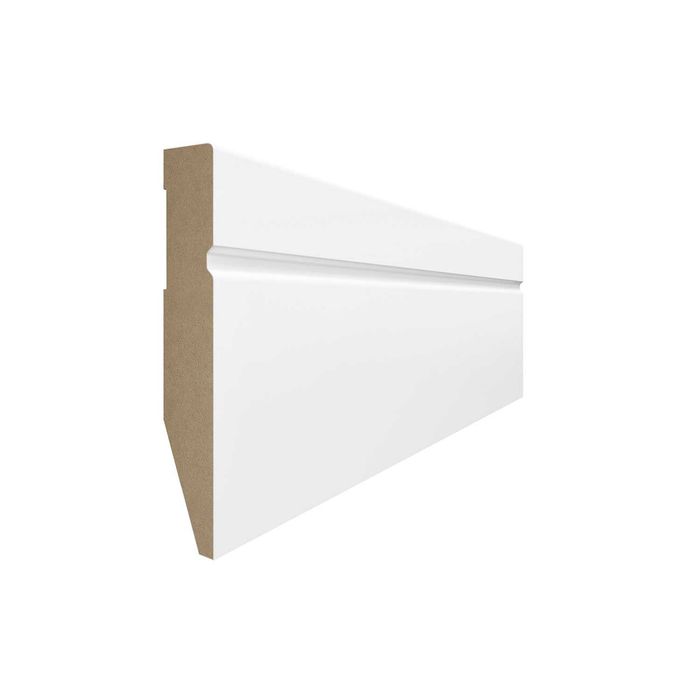 MDF Подови первази EVERA, бели вариации 12 модела