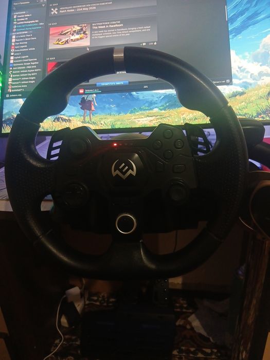 Продам игровой руль swen900