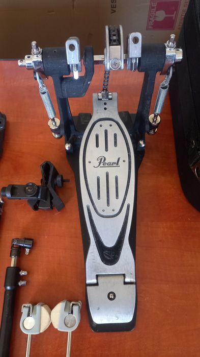 Set pedale Pearl 902 Double Bass Pedal