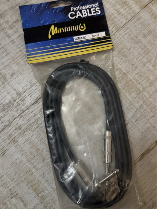 Mustang CD10 кабель гитарный Jack+Jack