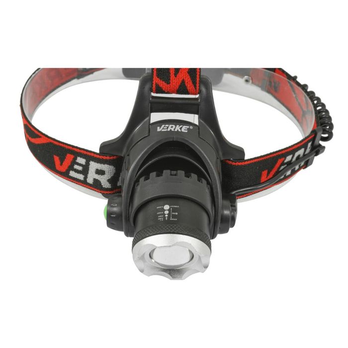 Lampa pentru atelier, prindere pe cap, 3 in 1, cu acumulator, Verke