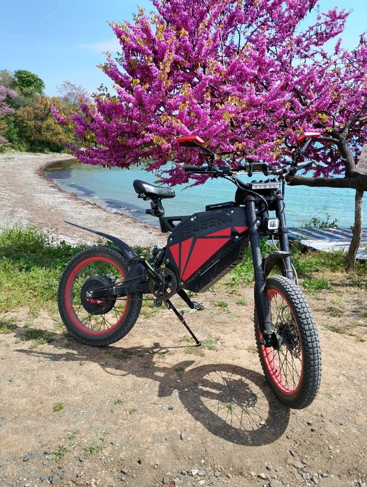 Мото седалка и багажник за електрическо колело тип Stealth, Eleek, Vector