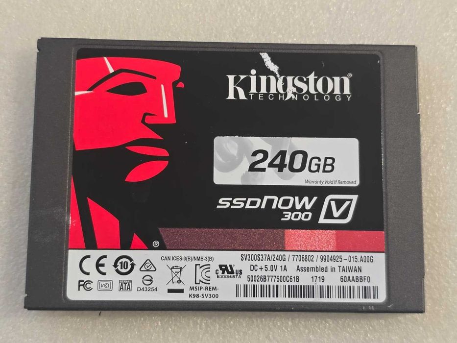 Solid State Drive, SSD Kingston SSDNow V300 240GB SATA III 2.5" SV300S37A/240G