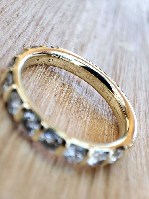 Inel Aur 18K Aniversar Jubilee Eternity Memory Diamante 0.88ct.