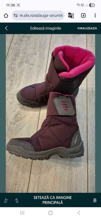 Botine nr. 38, cizme zapada nr. 36