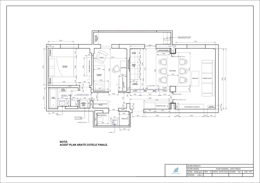 Design Interior și Proiectare Mobilier