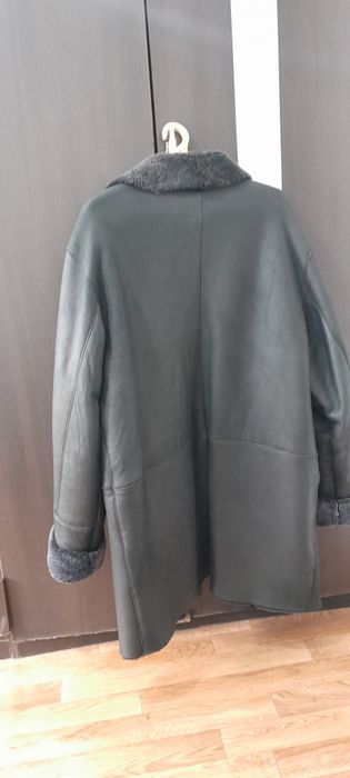 Чёрная дублёнка!