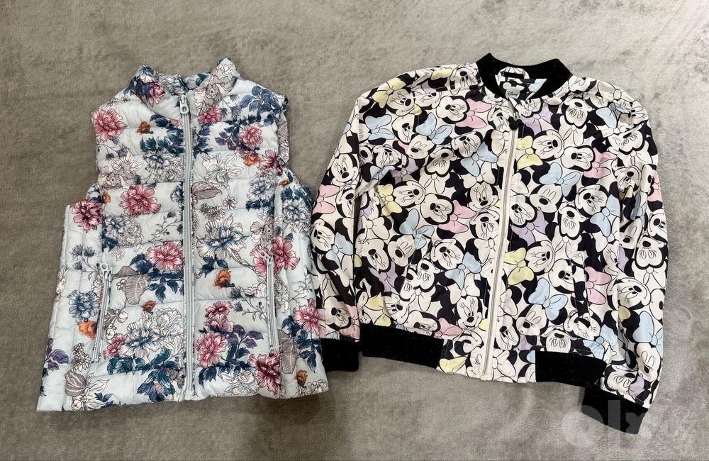 Куртка ветровка Disney и жилетка Zara