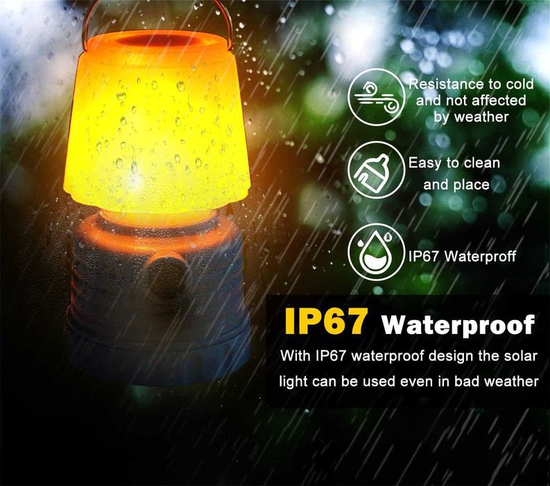 Детски къмпинг лампи, 2 броя, фенери, 600 Lm, 2 режима