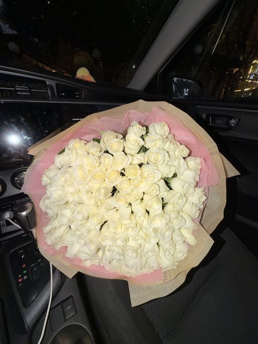Свежий букет 101 роз