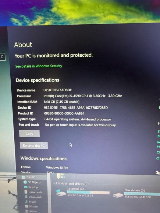 Monitor philips!