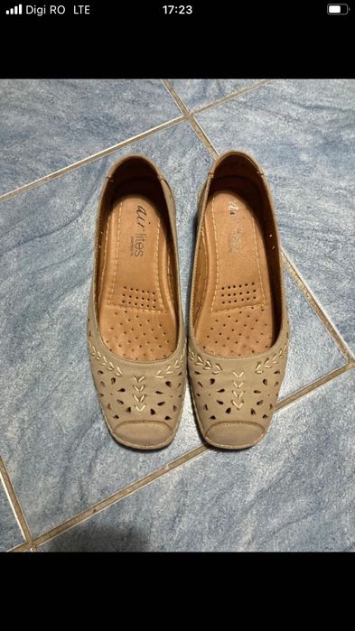 Balerini crem foarte ușori