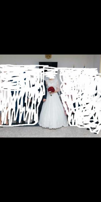 Rochie de mireasa Calin Events cu trena+Poseta+Cosulet