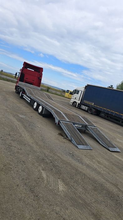 Platforma Transport Utilaje Grele Tractari Auto Recuperator Camioane Dube Trailer Buldoexcavatoare Tractoare Combine Microbuze Autoutilitare DEx12 A1