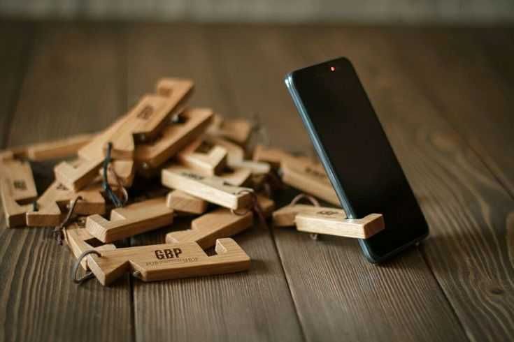 Универсальные подставки для телефон|С вашим логотипом из дерева/акрила