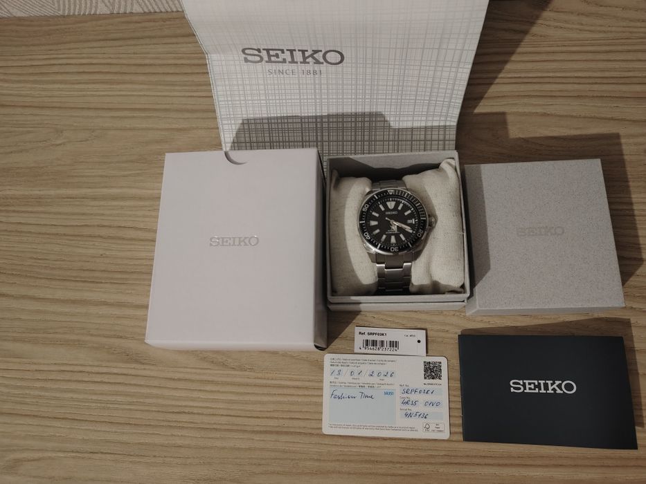 Часы Seiko srpf03k1 samurai.