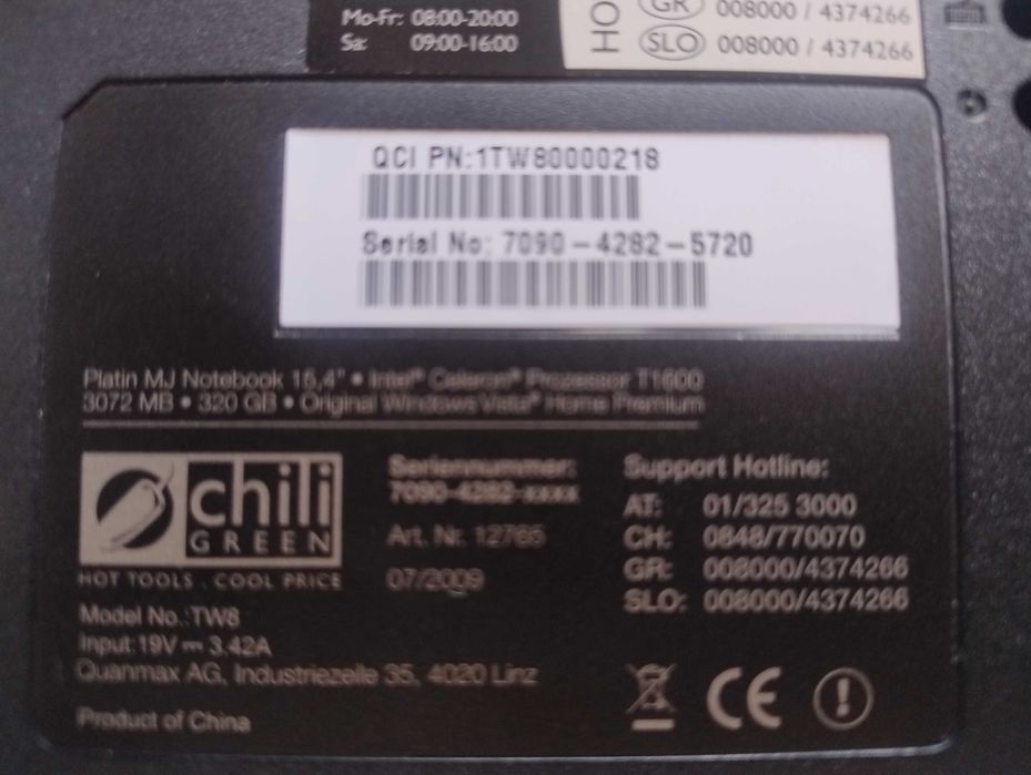 Vand Laptop chili green