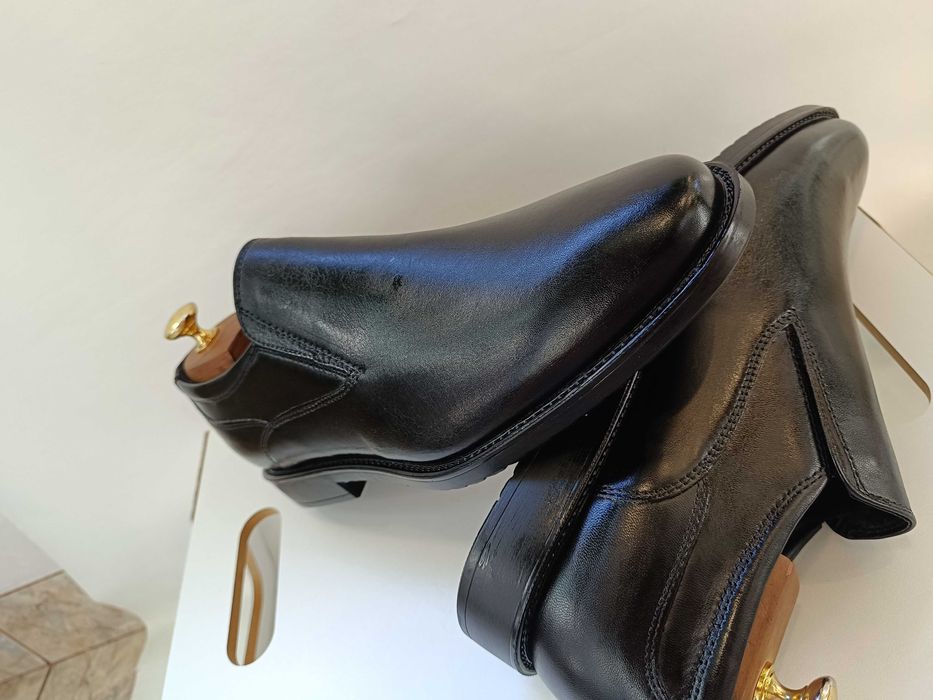 Pantofi loafer 42 41 slip on premium Salamander NOI piele naturala