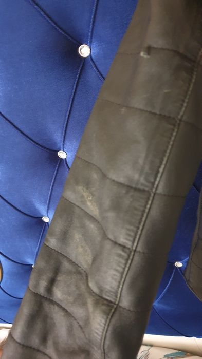 Дамско кожено яке от естествен косъм