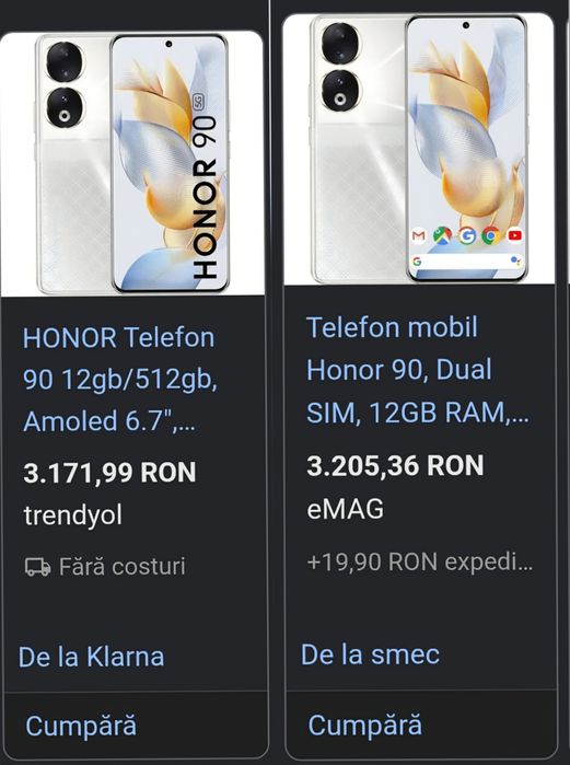 Honor 90 (12GB RAM/512GB Memory 5G) NEGOCIABIL