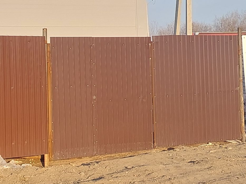 Заборы временные бу