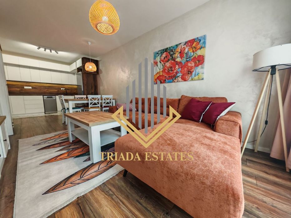 Модерен двустаен апартамент под наем в центъра на Бургас. Сграда Инфи