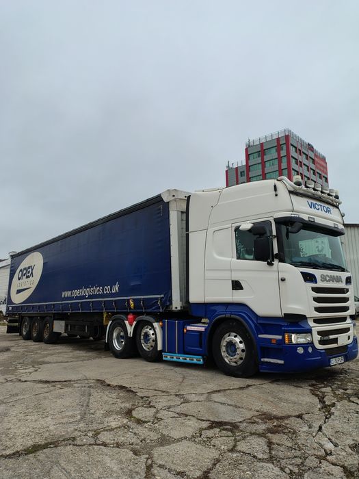 Scania R480 km reali 6x2 pusher automat retarder bascula agabaritic