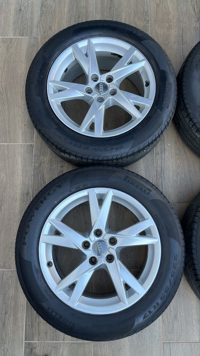 Jante Audi R17 Anvelope 2024 vară/Roți Audi A4(B8,B9) A5 A6 Q5 Pirelli