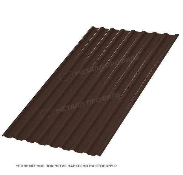 Профлист МП-20 (профнастил) коричневый с полимерным покрытием