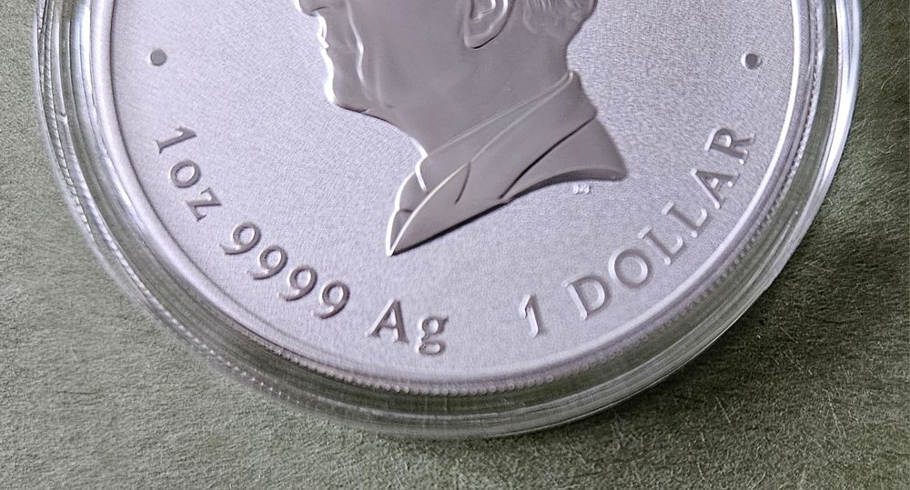 Сребърна монета, австралийски лунар, Кон, 1 унция, 2026 г.