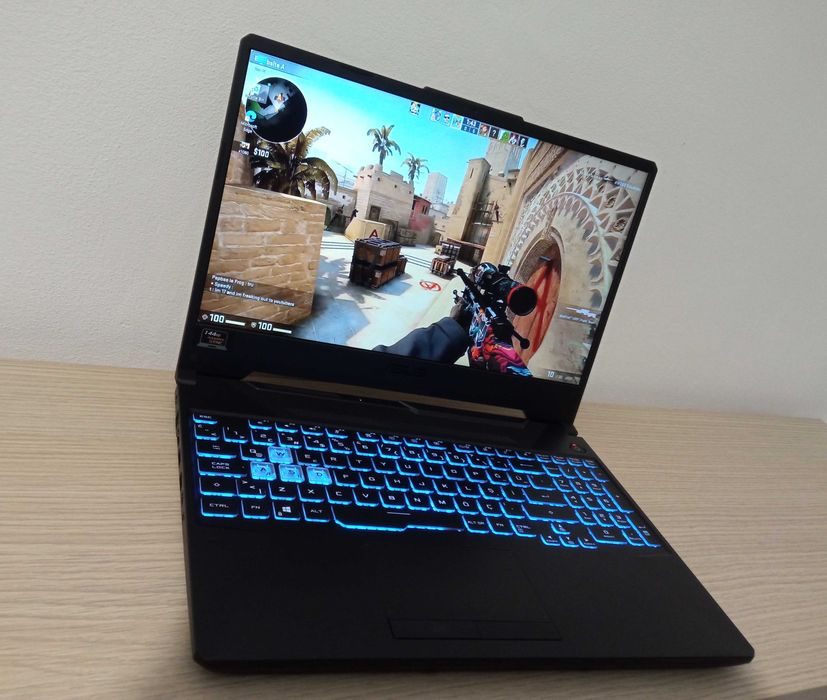 Laptop I7 GAMING 144Hz RATA REFRESH placa video dedicata NVIDIA 16GB ram ecran 15.6 inch IPS 2 placi video windows 11 SSD nvme ASUS ROG TUF