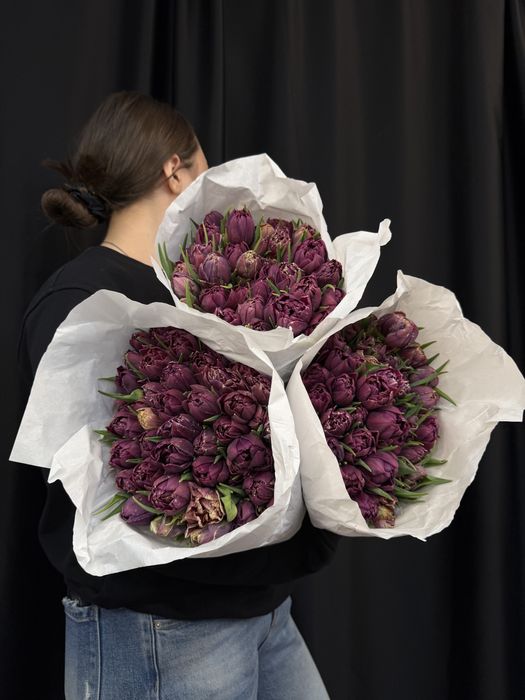 Тюльпаны в красивом оформлении