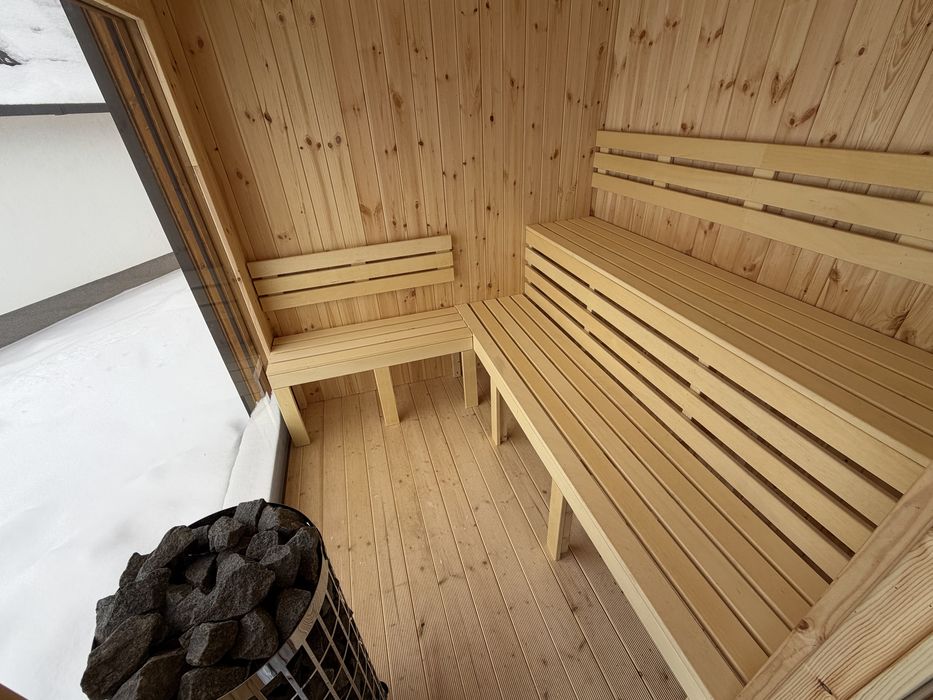 Saună-Jacuzzi 2în1 premium