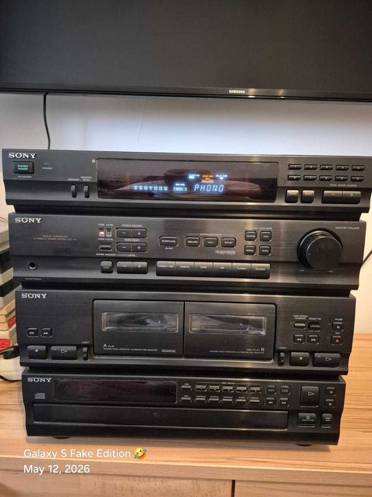 Sistem audio 5.1 Linie SONY Dolby Prologic - Turner, Amp 120 w, dublu deck, 5 CD player